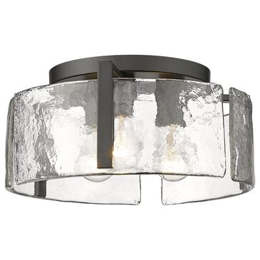 Golden Lighting Aenon Flush Mount in Matte Black, , large