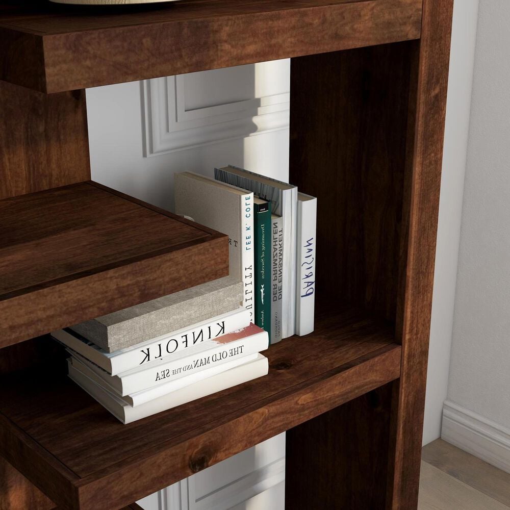 Legends Home Sausalito 72" Bookcase in Whiskey, , large