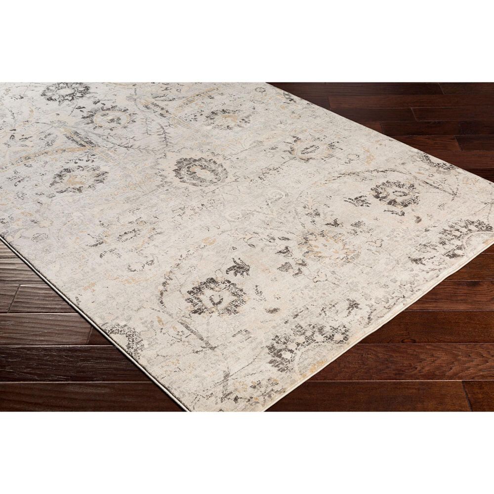 Surya Indigo 4&#39;2&quot; x 5&#39;7&quot; Charcoal, Mustard, Black, Beige, Gray and Off-White Area Rug, , large