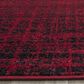 Safavieh Adirondack ADR116F 2"6" x 20" Red and Black Runner, , large