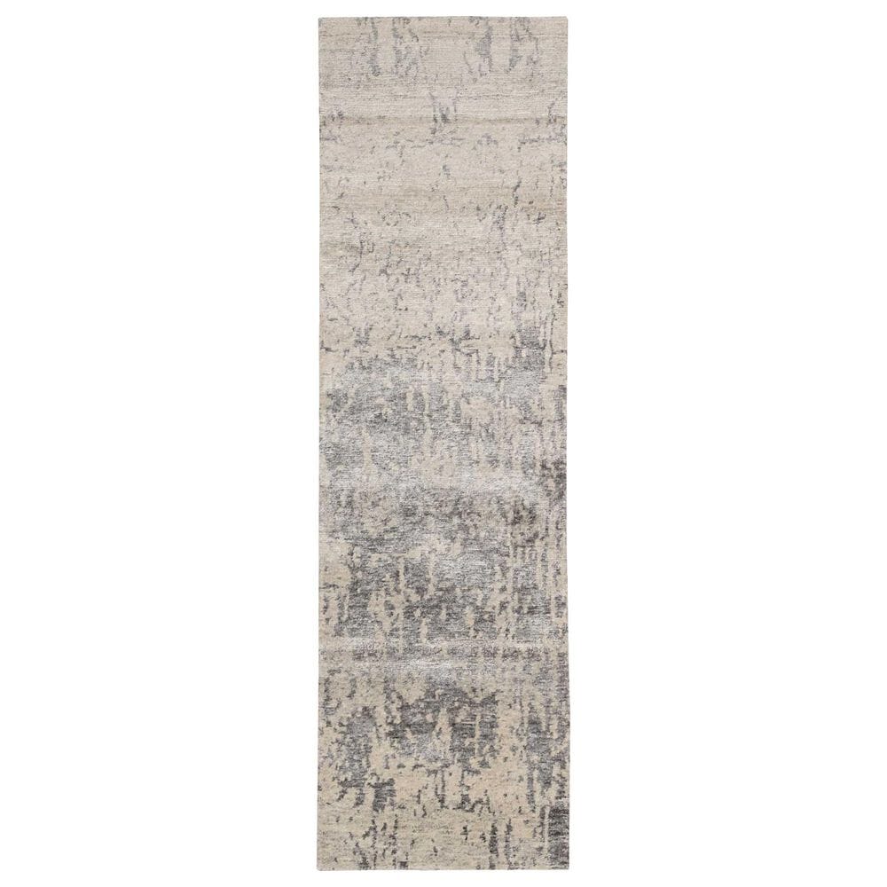 Nourison Silk Shadows 2"3" x 8" Sterling Runner, , large