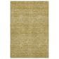 Dalyn Rug Company Soft Essentials Solid Gold 3" x 5" Indoor/Outdoor Area Rug, , large