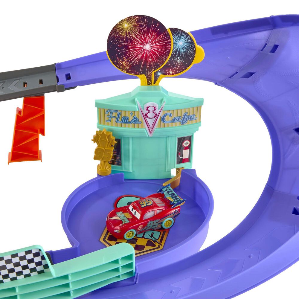 Disney Lightning McQueen Celebration Raceway Playset, , large