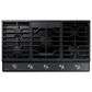 Samsung 36" Gas Cooktop 5 Burner in Black Stainless Steel, , large