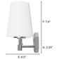 Hunter Nolita 2-Light Vanity in Brushed Nickel, , large