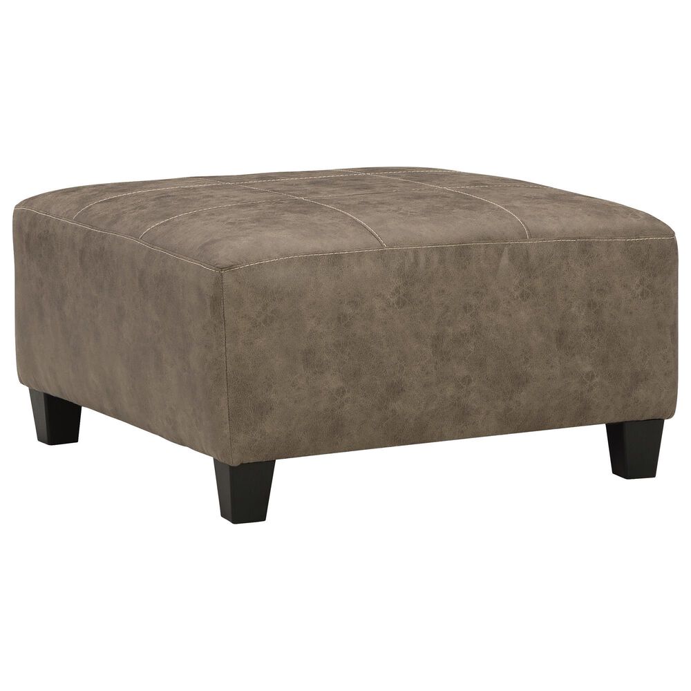 Ashley Navi Ottoman in Fossil, , large