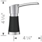 Blanco Artona Soap Dispenser in PVD Steel and Coal Black, , large