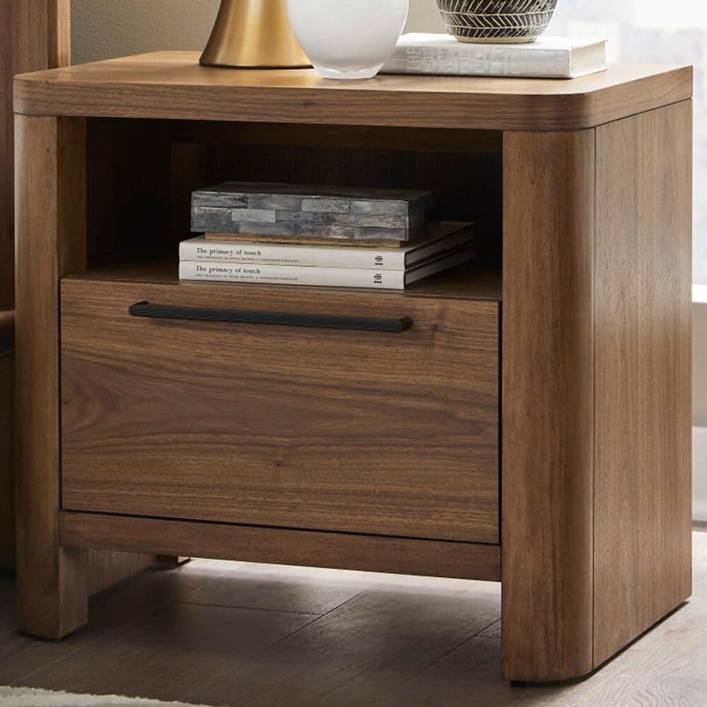 Urban Home Totes 1-Drawer Nightstand in English Walnut, , large