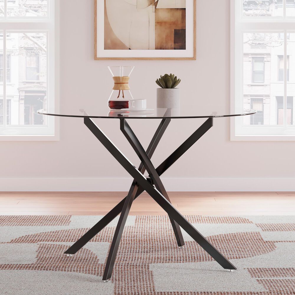 Ashley Pharwynn 5-Piece Dining Set in Brown and Black, , large