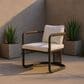 Zuo Modern Ciel Outdoor Dining Chair in Ivory (Set of 2), , large