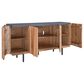 Ashley Quintavious Accent Cabinet in Light Brown, Charcoal Gray and Black, , large