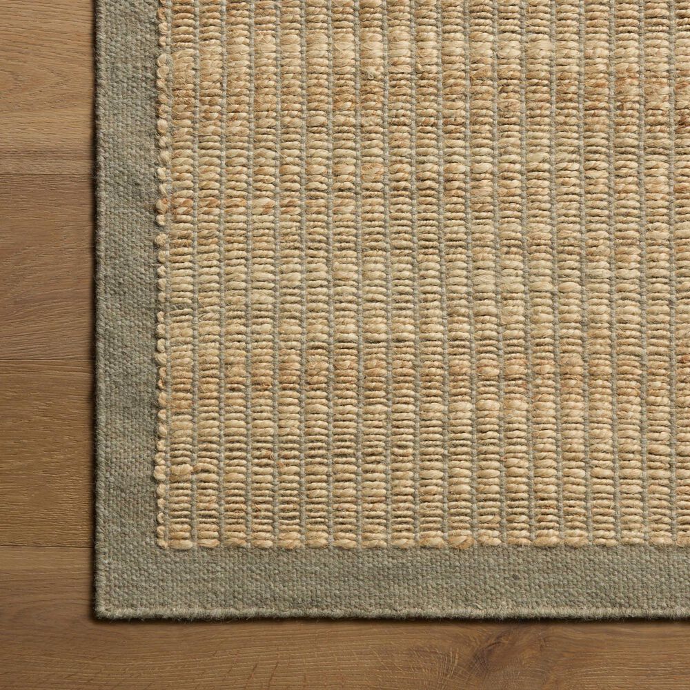 Amber Lewis x Loloi Lilah Natural and Grey 2'3" x 3'9" Area Rug, , large