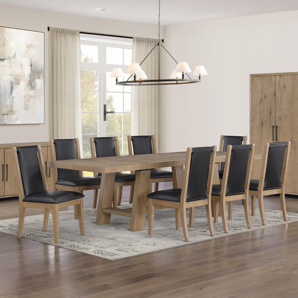 Steve Silver Orinda Dining Side Chair In Rustic Sand Brown, , large