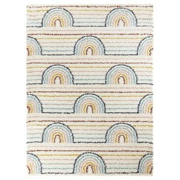 Balta Rugs Hailey 6"7" x 9" White Kids Area Rug, , large