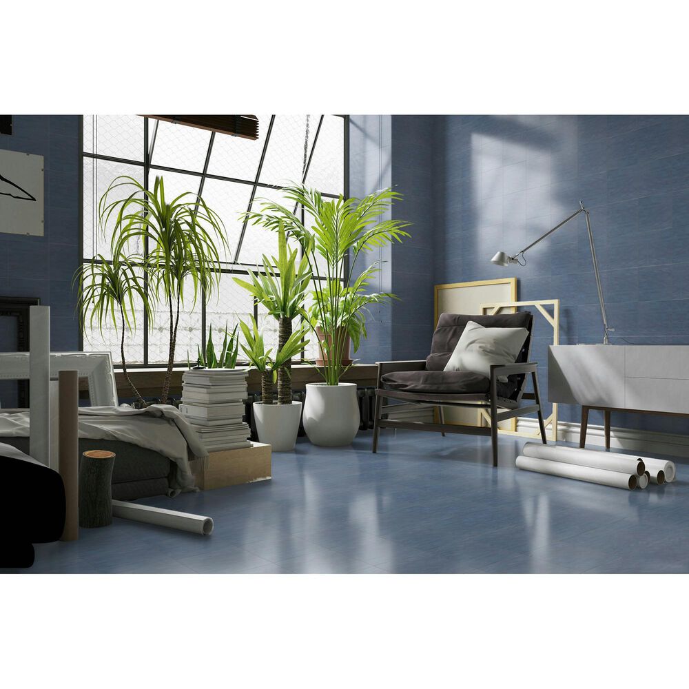 Emser Passion Azul 9&quot; x 9&quot; Matte Porcelain Tile, , large