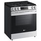 LG 5.8 Cu. Ft. Slide-in Gas Smart Range in Stainless Steel, , large