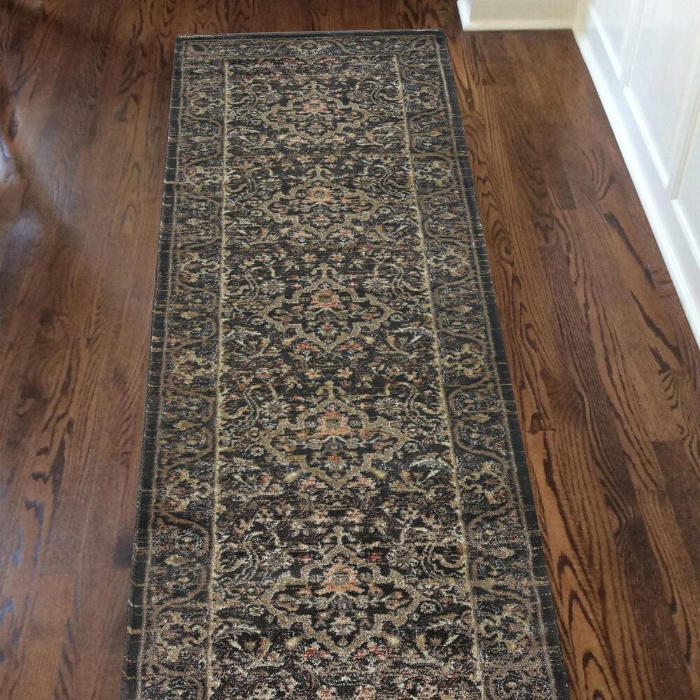 Radici USA Seriate 502-3003 2&#39;2&quot; x 7&#39;7&quot; Brown Scatter Rug, , large