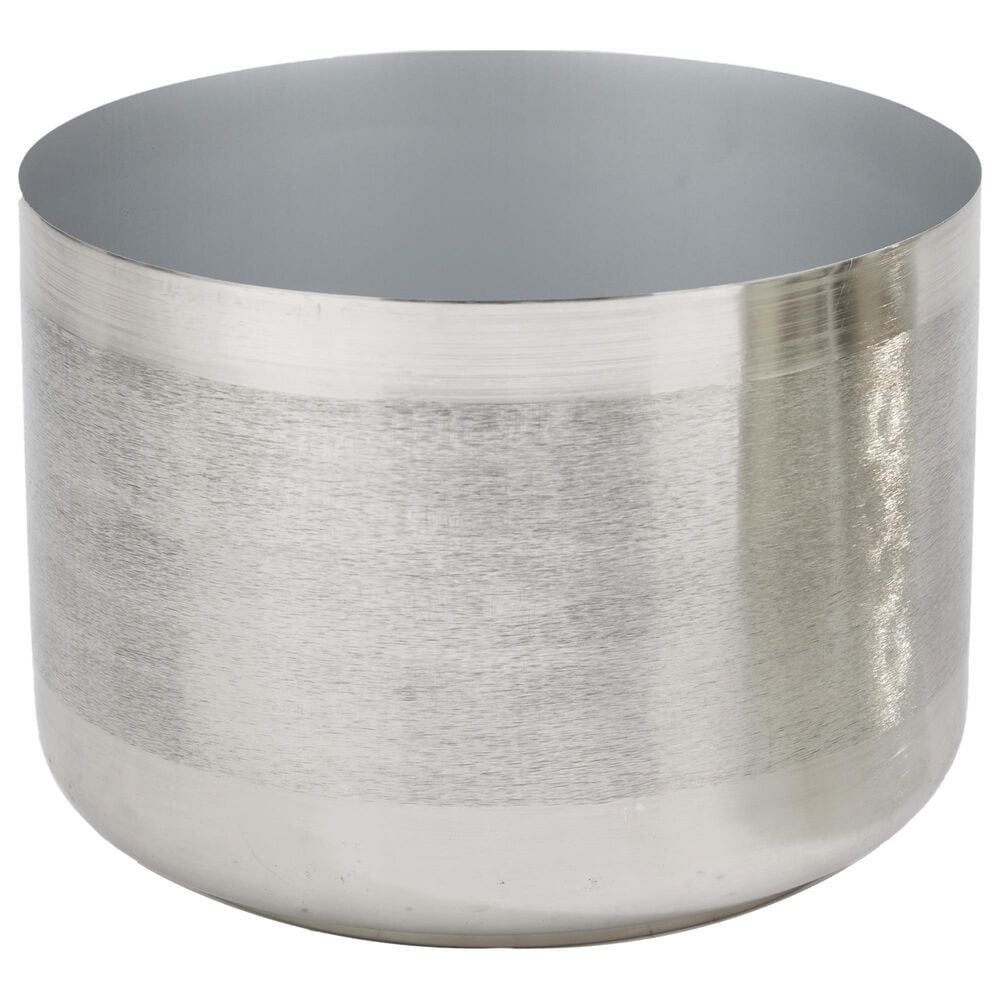 Maple and Jade Planter in Brushed Silver &#40;Set of 3&#41;, , large