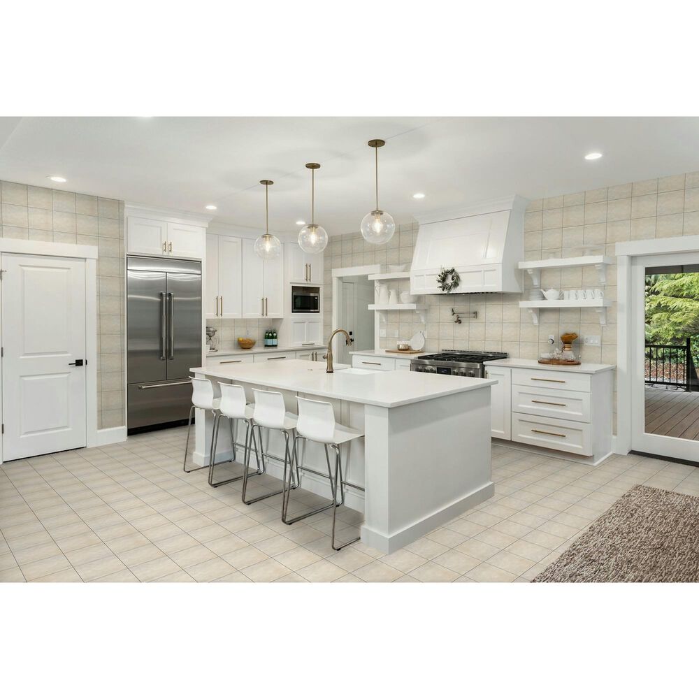 Emser Passion Crema 9&quot; x 9&quot; Matte Porcelain Tile, , large