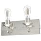 Hunter Perch Point 2-Light Vanity in Brushed Nickel, , large