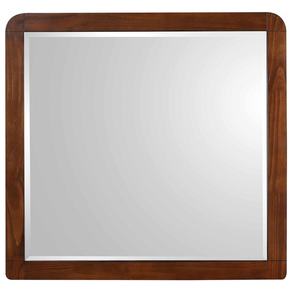 Pacific Landing Robyn Dresser Mirror in Dark Walnut, , large