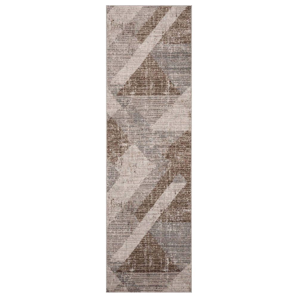 Loloi II Austen AUS-04 2'4" x 10' Stone and Bark Runner, , large