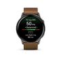 Garmin Venu 4  45 mm Slate with Black Silicone Band and Brown Leather Band, , large