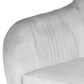 Impressions Vanity Kelly Swivel Vanity Chair with Cool Grey Cushion in Matte Silver, , large