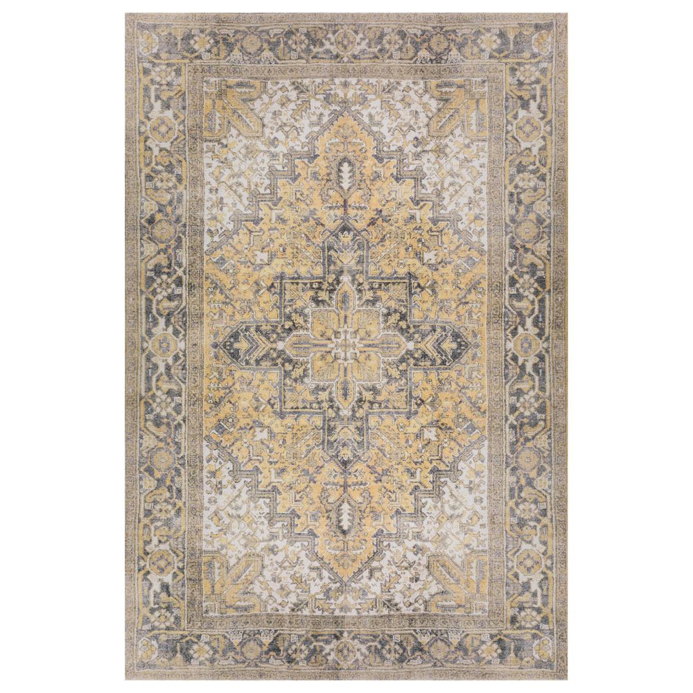 Dalyn Rug Company Amanti AM3 3"3" x 5"3" Gold Area Rug, , large