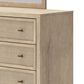 Ashley Cielden 6-Drawer Dresser and Mirror in Tan, , large