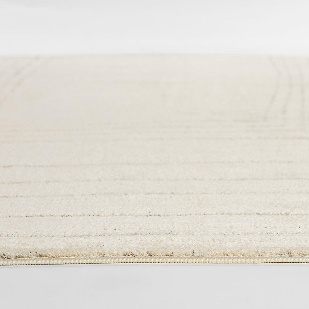 Momeni Wren WRE-1 5&#39;3&quot; x 7&#39;3&quot; Ivory Area Rug, , large