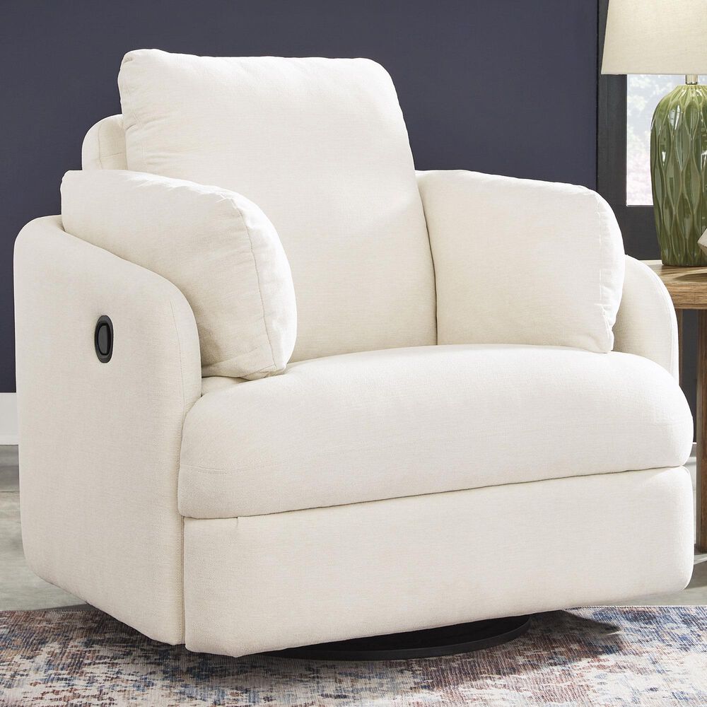 Ashley Modmax Swivel Glider Recliner in Oyster, , large