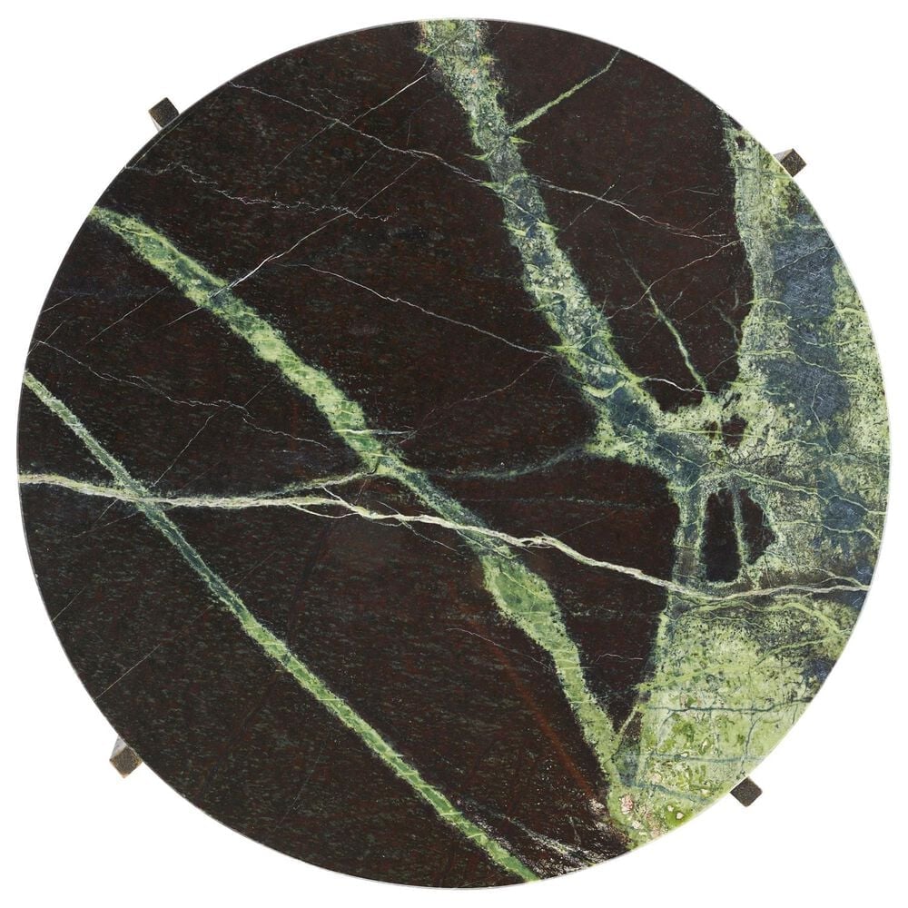 Slatehouse Luma End Table in Black and Dark Green, , large