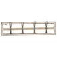 Maple and Jade 26" x 7" Wall Hook in Distressed White and Natural Brown, , large