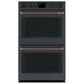 Cafe Handle Kit for Double Wall Oven in Brushed Copper, , large