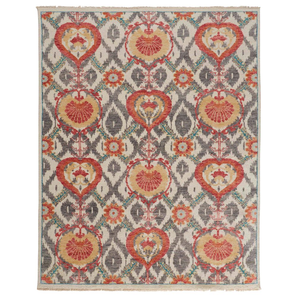 Feizy Rugs Beall 5'6" x 8'6" Rust Area Rug, , large