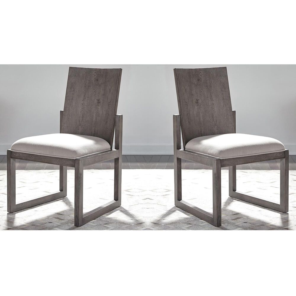 Belle Furnishings Modern Farmhouse Side Chair in Dark Gray (Set of 2), , large