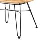Baxton Studio Garan Rattan Accent Chair in Natural Brown and Black, , large