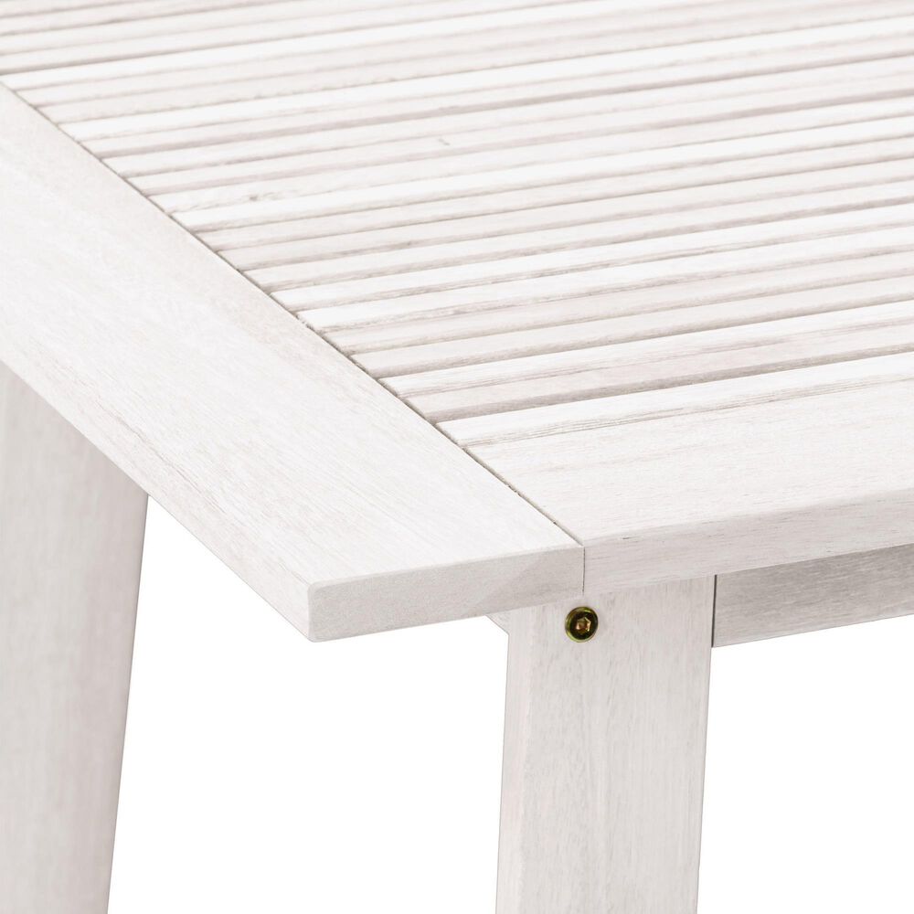 CorLiving Miramar 5-Piece Patio Pub Table Set in White, , large