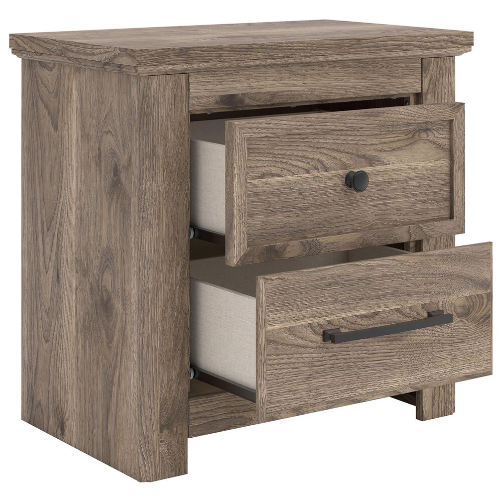Ashley Rusticott 2-Drawer Nightstand in Brown, , large