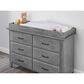 Oxford Baby Willowbrook 6 Drawer Dresser in Graphite Gray, , large