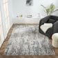 37B Allure Abstract Gray and Blue 7"9" x 9"9" Area Rug, , large
