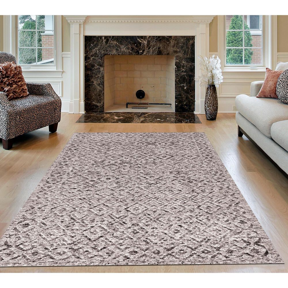 Radici USA Magica 6&#39; x 9&#39; Silver and Gray Area Rug, , large