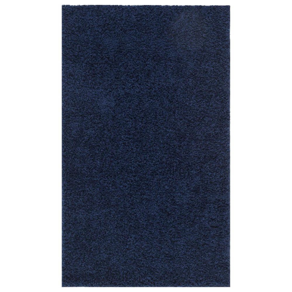 Safavieh Athens Shag SGA119N 3" x 5" Navy Area Rug, , large