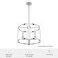 Hunter Astwood 18" 4-Light Chandelier in Polished Nickel, , large