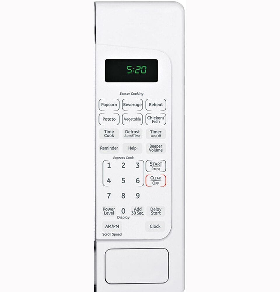 GE Appliances 2.0 Cu. Ft. Countertop Microwave Oven in White, , large