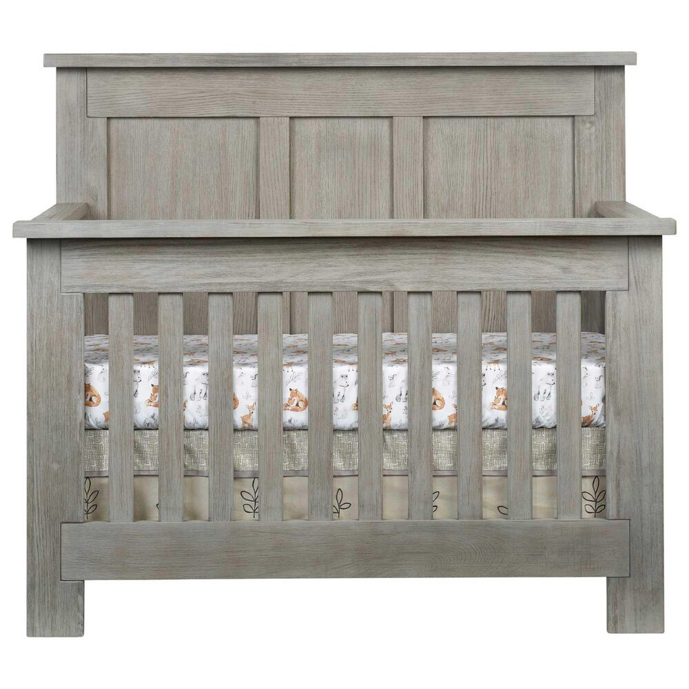 Oxford Baby Hanover 4-In-1 Convertible Crib in Oak Gray, , large