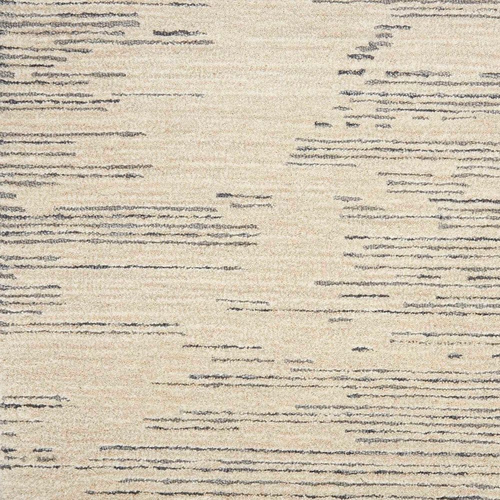 Nourison Ma30 Star 5&#39;3&quot; x 7&#39;3&quot; Ivory and Grey Area Rug, , large