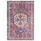 57 Grand by Nicole Curtis Series 1 2" x 6" Red, Beige and Navy Runner, , large