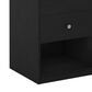 HOMLUX 1-Drawer Lift Top Nightstand in Americano, , large